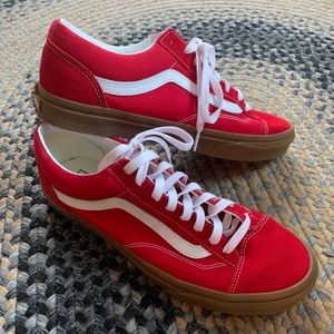 Vans Style 36 Red/Gum Mens 10